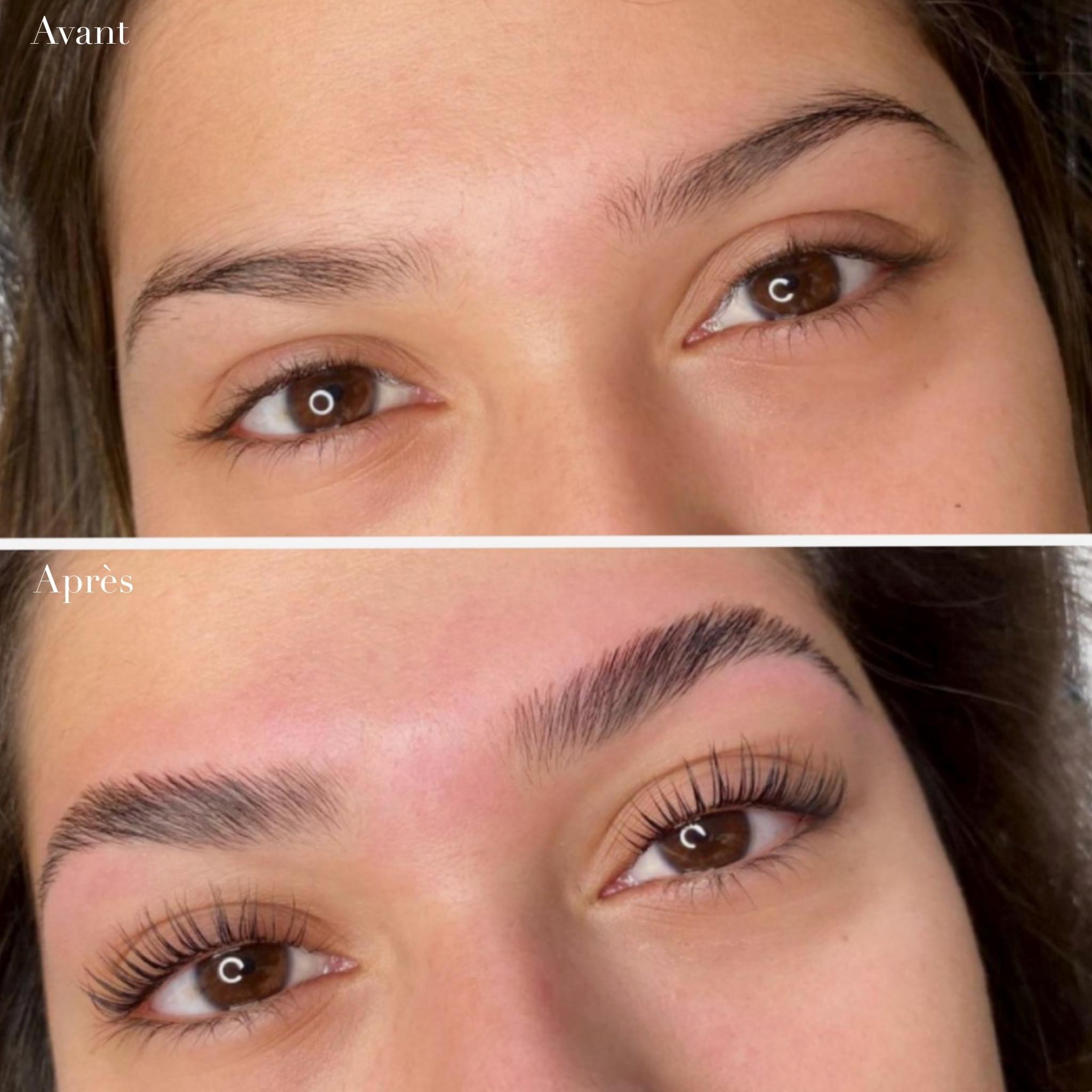 Browlift (sourcils) et Rehaussement de cils (cils)