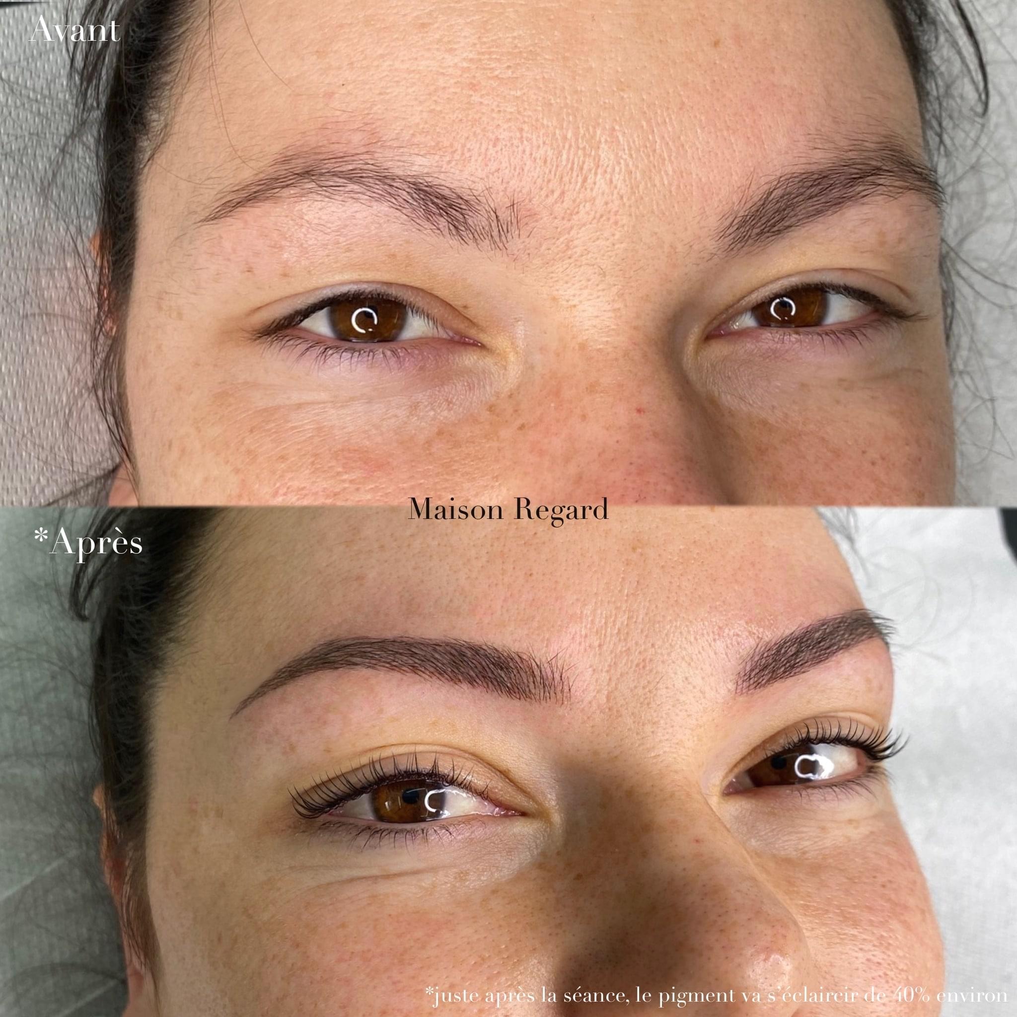 avis Microblading + Rehaussement de cils saint nazaire